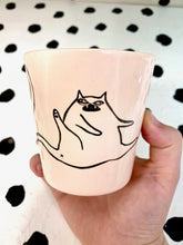 Load image into Gallery viewer, Pastel Orange Cat Cup
