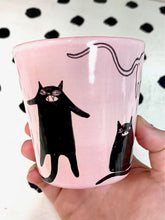 Load image into Gallery viewer, Pink Cat Cup
