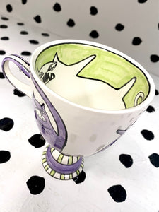 Purple and Green Fancy Mug