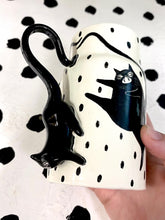 Load image into Gallery viewer, Cat Handle Crazy Cats Mug
