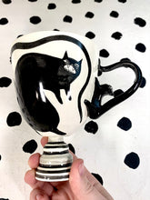 Load image into Gallery viewer, Cat Handle Fancy Mug
