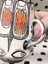 Load image into Gallery viewer, Spinning Cats with Gloop Glaze