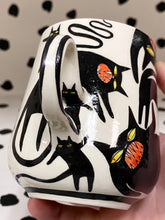 Load image into Gallery viewer, Black Cat Mug
