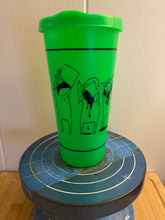 Load image into Gallery viewer, Coffee Cats Plastic Cup with Lid