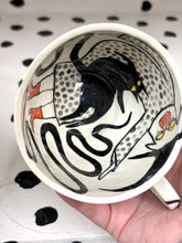 Load image into Gallery viewer, Gray Dress Witch Mug