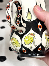 Load image into Gallery viewer, Spinning Frog Witch Mug