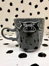 Load image into Gallery viewer, Black Porcelain Heart Cup
