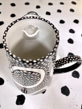 Load image into Gallery viewer, Triple Barf Mug with Orange Textured Dots