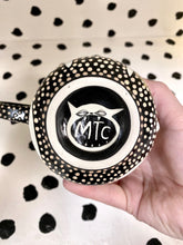 Load image into Gallery viewer, Triple Barf Mug with Orange Textured Dots