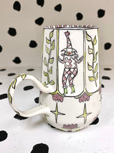 Load image into Gallery viewer, Purple Clown Cat Mug