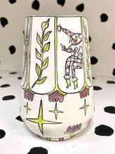 Load image into Gallery viewer, Purple Clown Cat Mug