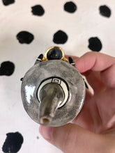 Load image into Gallery viewer, Black Cat With Gold Boots Smoke Bowl