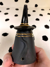 Load image into Gallery viewer, Black Cat With Gold Boots Smoke Bowl 2