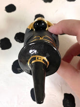 Load image into Gallery viewer, Black Cat With Gold Boots Smoke Bowl 2