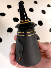 Load image into Gallery viewer, Black Cat With Gold Boots Smoke Bowl 3