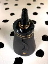 Load image into Gallery viewer, Black Cat With Gold Boots Smoke Bowl 3