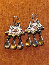 Load image into Gallery viewer, Clown Drop Earrings