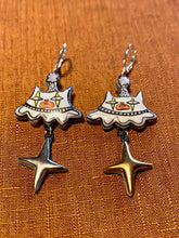 Load image into Gallery viewer, Clown Star Earrings