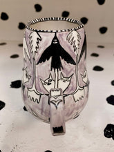 Load image into Gallery viewer, Purple Bird Pattern Mug