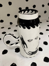 Load image into Gallery viewer, Wave Spying Cat Mug