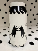 Load image into Gallery viewer, Wave Spying Cat Mug