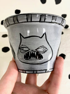 Snarling Cat Cup