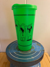 Load image into Gallery viewer, Coffee Cats Plastic Cup with Lid
