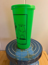 Load image into Gallery viewer, Coffee Cats Plastic Cup with Lid

