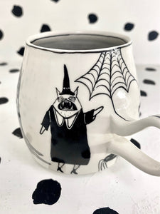 Witch and Grim Reaper Mug