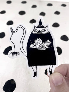 Witch Cat Sticker