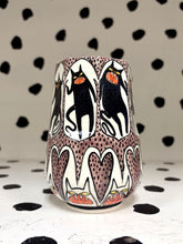 Load image into Gallery viewer, Spinning 80's Hearts Mug
