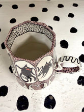Load image into Gallery viewer, Spinning 80's Hearts Mug
