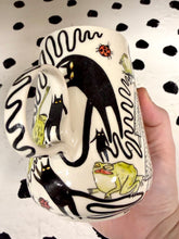 Load image into Gallery viewer, Frog Witch Cat Party
