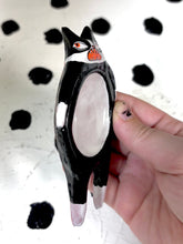 Load image into Gallery viewer, Small Cat Dish- Tuxedo
