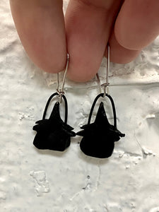 Tiny Witch Cat Earrings 2