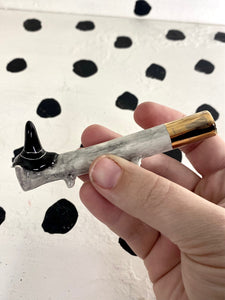 Gray Witch Cat One Hitter