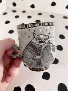 Fat Cat Espresso Mug