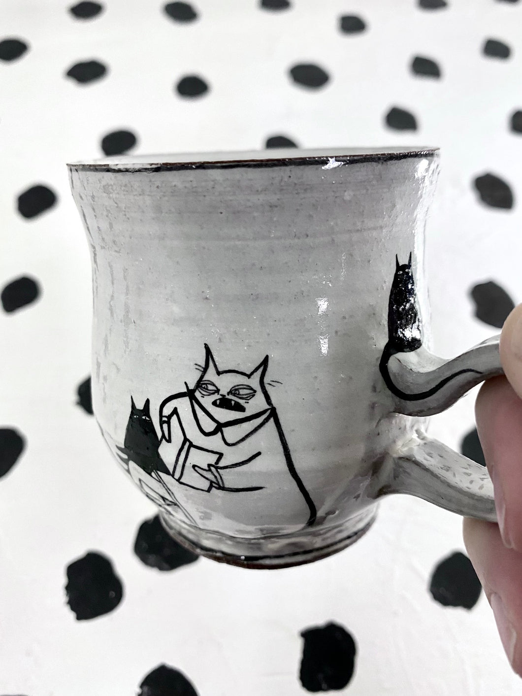 Black Cats Espresso Mug