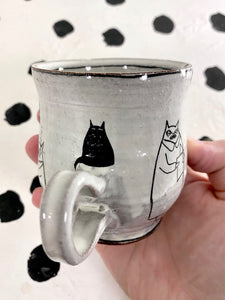 Black Cats Espresso Mug