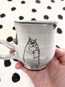 Black Cats Espresso Mug