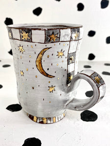 Starry Cat Walk Mug