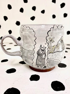 Dreaming Cat Mug