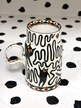 Load image into Gallery viewer, Black Cat Ladybug Mug
