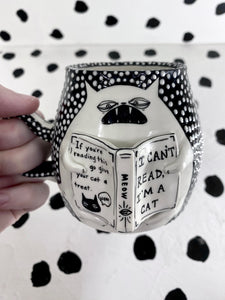 Book Cat Mug