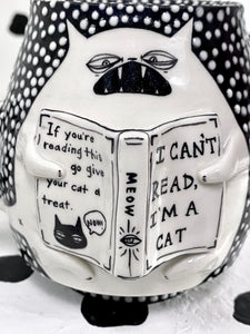 Book Cat Mug