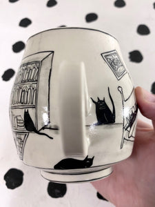 Cozy Cats Bedroom Mug