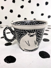 Load image into Gallery viewer, Texture Dots Cat Espresso Mug
