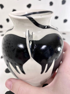 Cutout Cat Vase