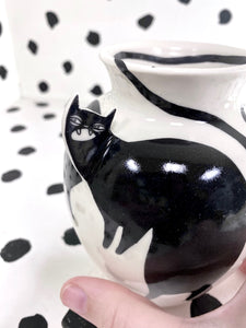 Cutout Cat Vase