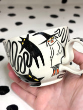 Load image into Gallery viewer, Red Boot Witch Mug
